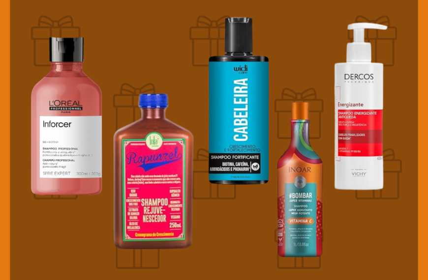 melhores shampoos para crescer cabelo