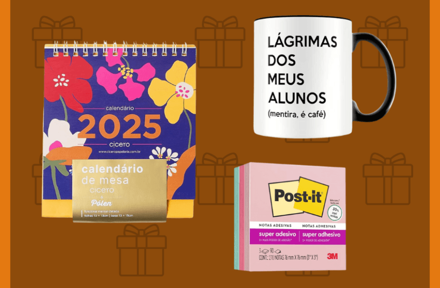 presente criativo para professora