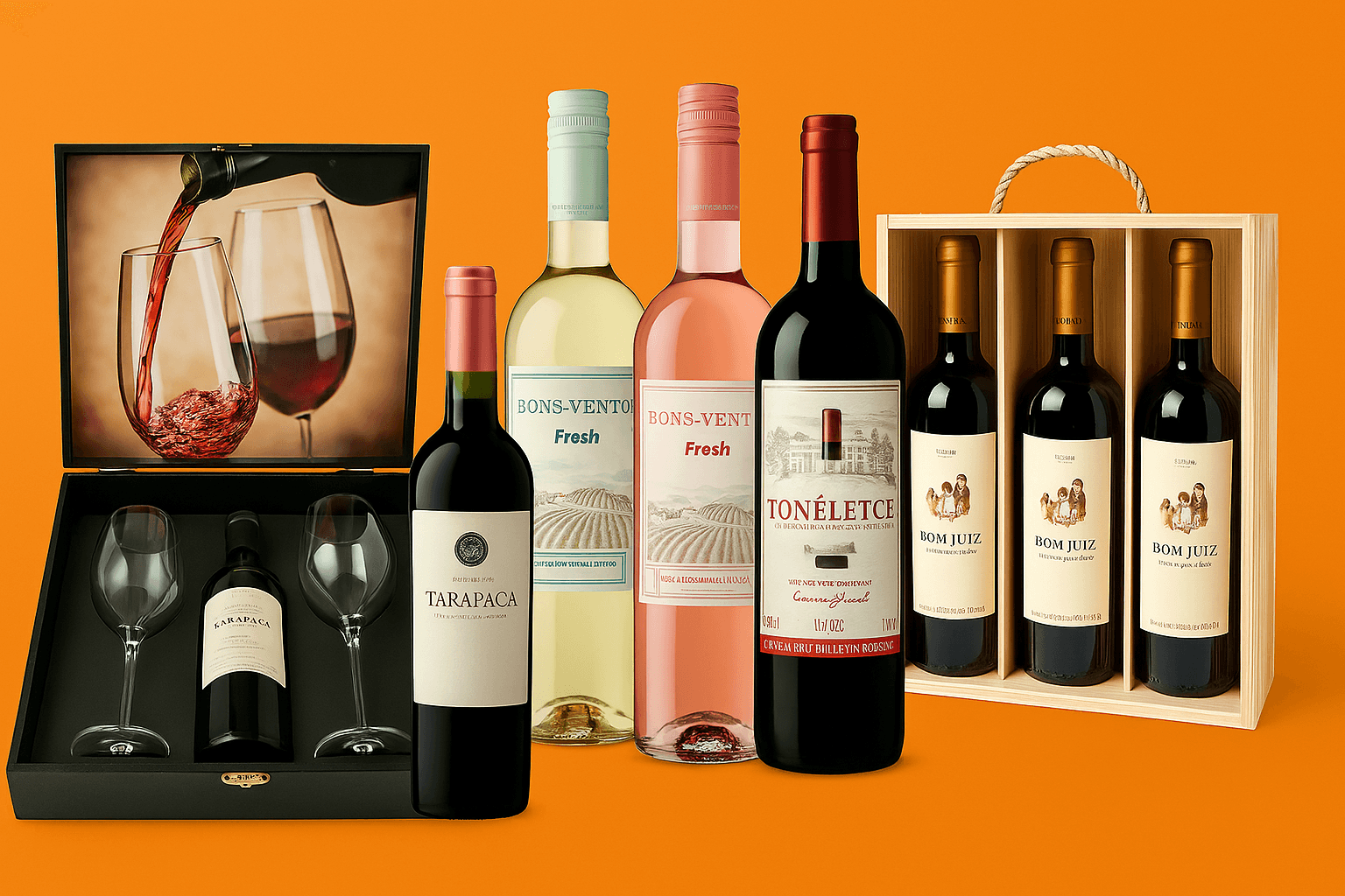 24 Ideias de Vinhos Bons para Presentear e Impressionar em 2026