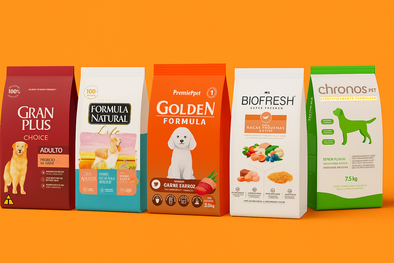 ração premium para cachorro