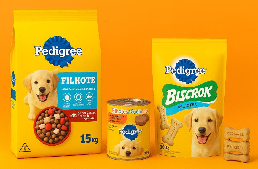 ração para filhote pedigree