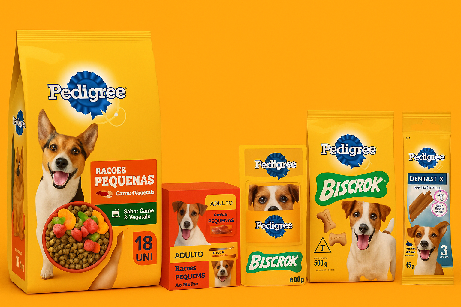 ração pedigree para raças pequenas