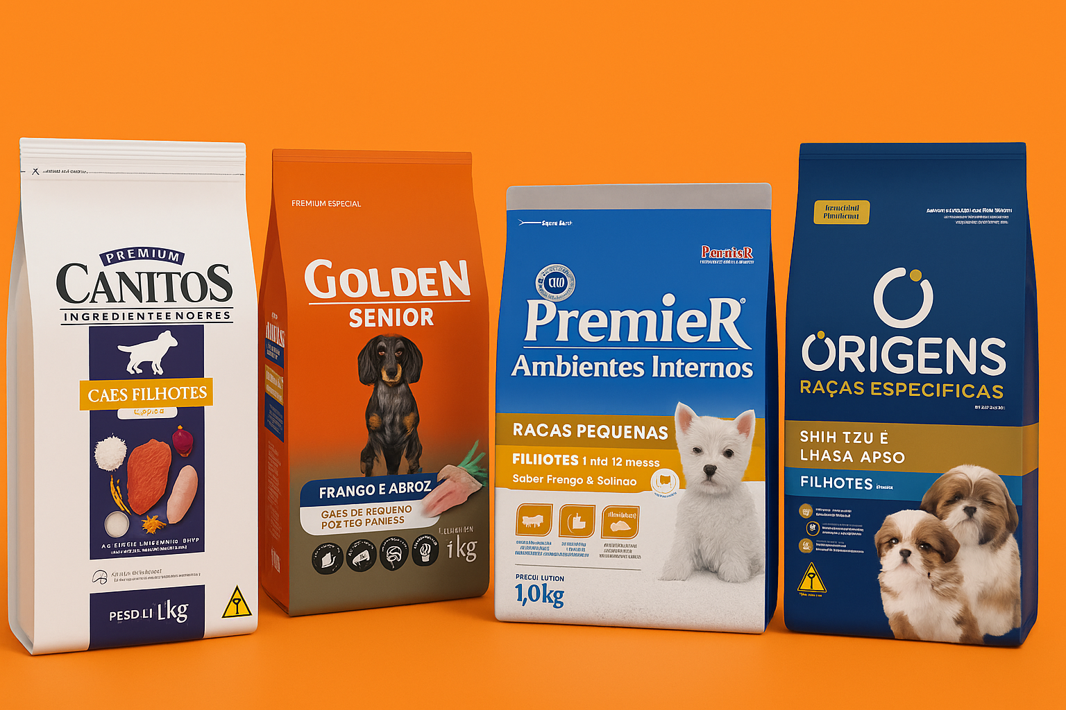 ração para filhote de cachorro