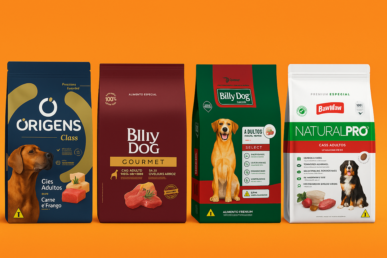 ração para cachorro premium