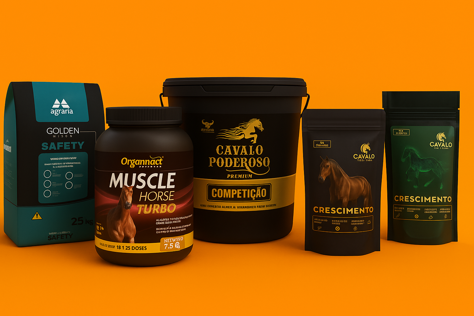 ração para cavalo