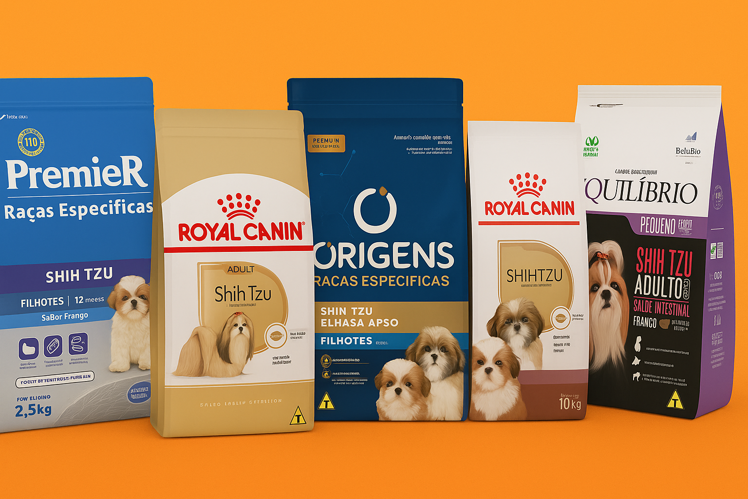ração para shih tzu