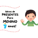 o que dar de presente para menino de 7 anos