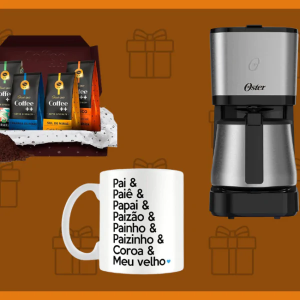 presente para pai que ama cafe