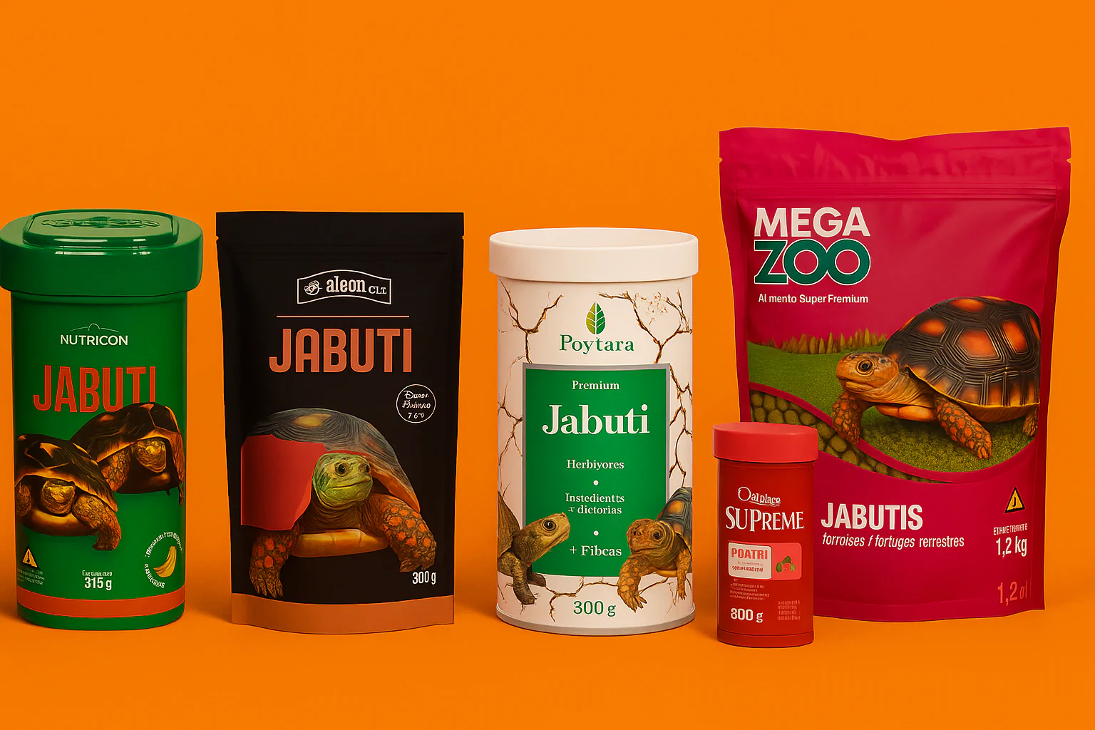 ração para jabuti