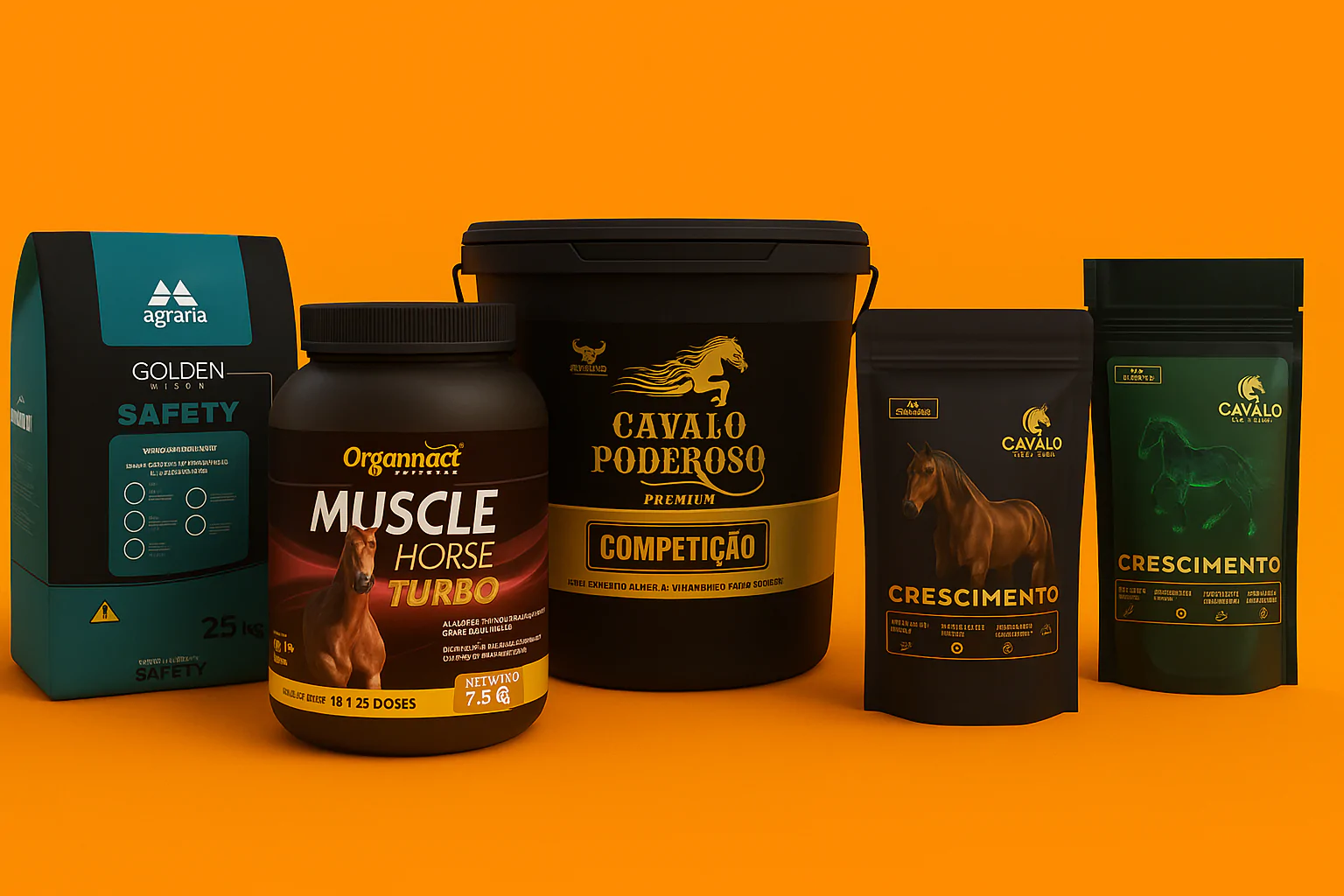 ração para cavalo